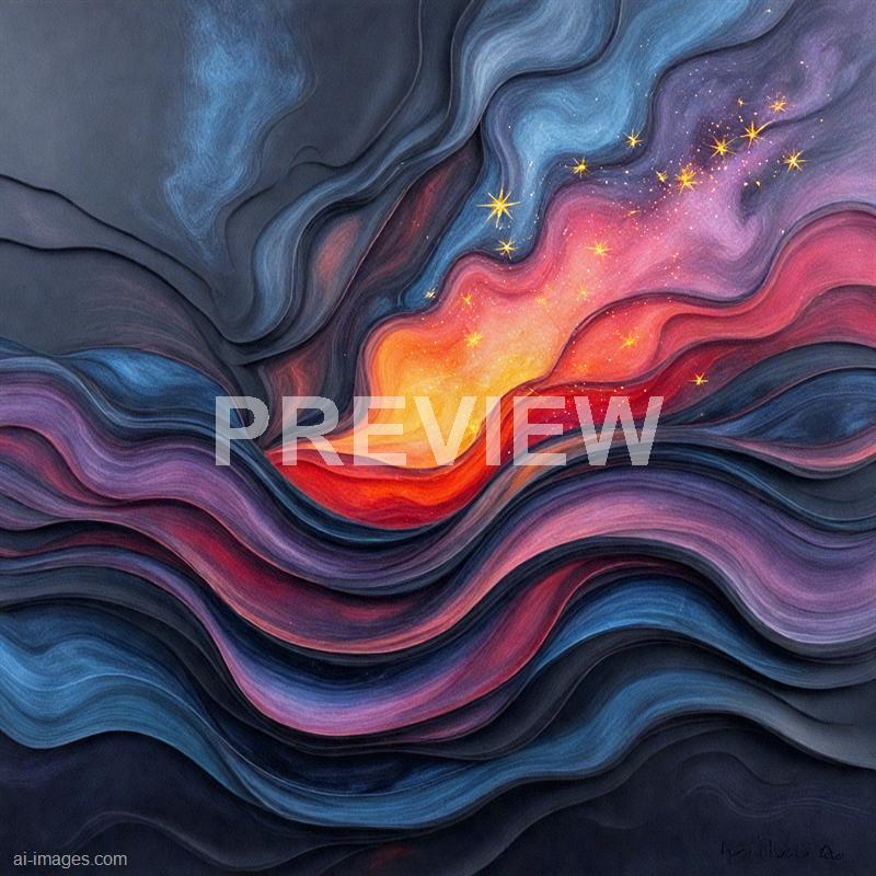 13890 - a-3d-abstract-painting-with-intertwined-dark-and-vibr_250705093615_00001